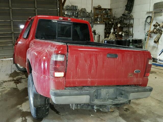 1FTZR15E01PA84515 - 2001 FORD RANGER SUP RED photo 3