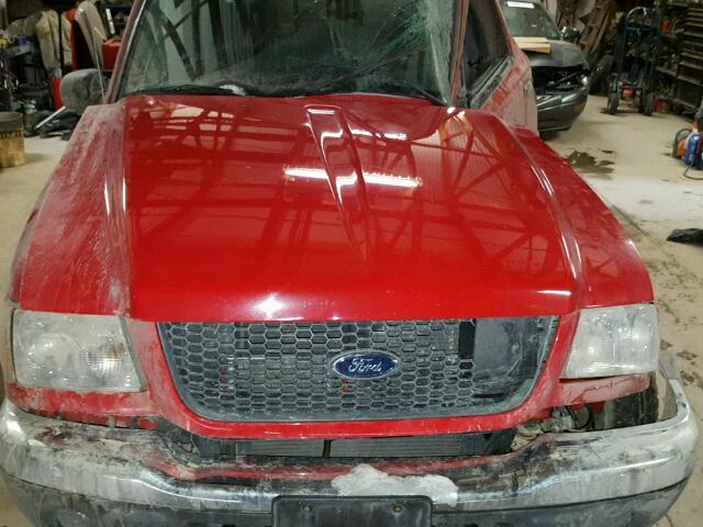 1FTZR15E01PA84515 - 2001 FORD RANGER SUP RED photo 7