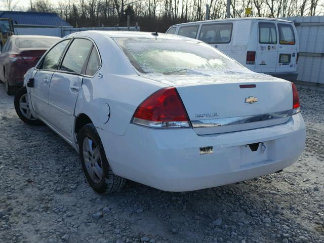 2G1WT58K269263277 - 2006 CHEVROLET IMPALA LT WHITE photo 3