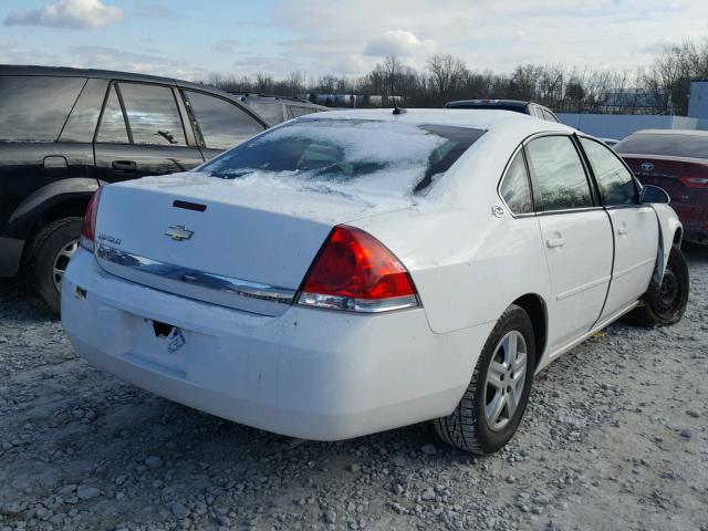 2G1WT58K269263277 - 2006 CHEVROLET IMPALA LT WHITE photo 4