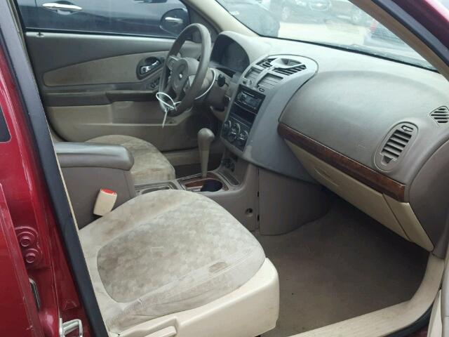 1G1ZT54835F289643 - 2005 CHEVROLET MALIBU LS 红色 照片 5