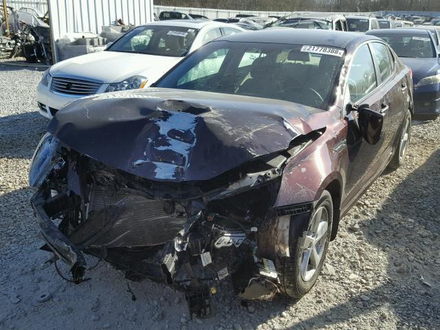 5XXGM4A78EG289818 - 2014 KIA OPTIMA LX RED photo 2