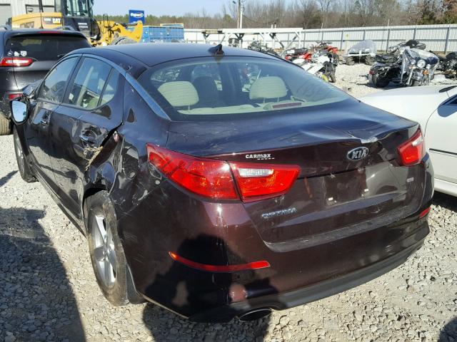 5XXGM4A78EG289818 - 2014 KIA OPTIMA LX RED photo 3