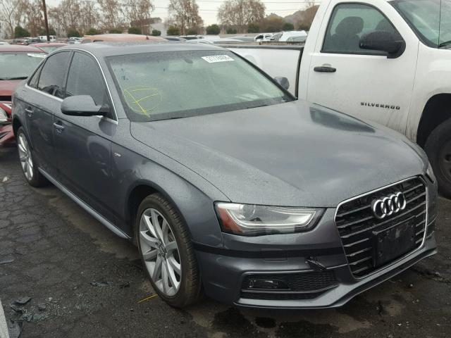 WAUAFAFL6EN016382 - 2014 AUDI A4 PREMIUM GRAY photo 1