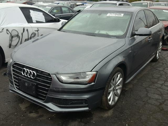 WAUAFAFL6EN016382 - 2014 AUDI A4 PREMIUM GRAY photo 2