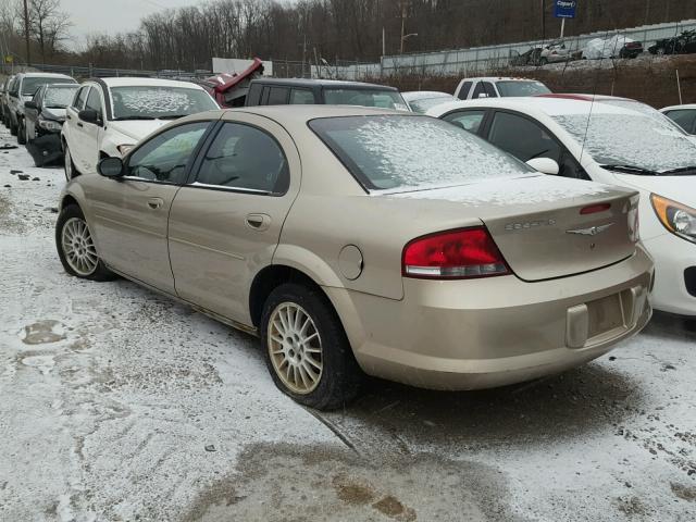 1C3EL46X14N217675 - 2004 CHRYSLER SEBRING LX GOLD photo 3