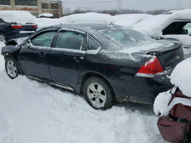 2G1WT57K591167745 - 2009 CHEVROLET IMPALA 1LT BLACK photo 3