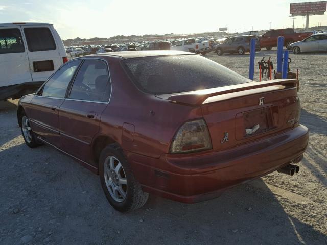 1HGCD5655RA168968 - 1994 HONDA ACCORD EX RED photo 3