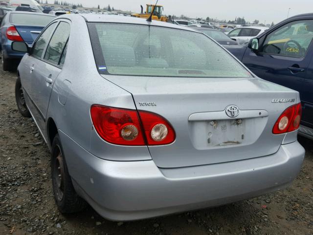 1NXBR32E17Z928097 - 2007 TOYOTA COROLLA CE SILVER photo 3