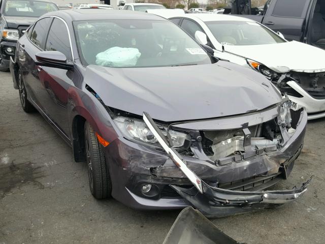 2HGFC1F8XHH639659 - 2017 HONDA CIVIC EX GRAY photo 7