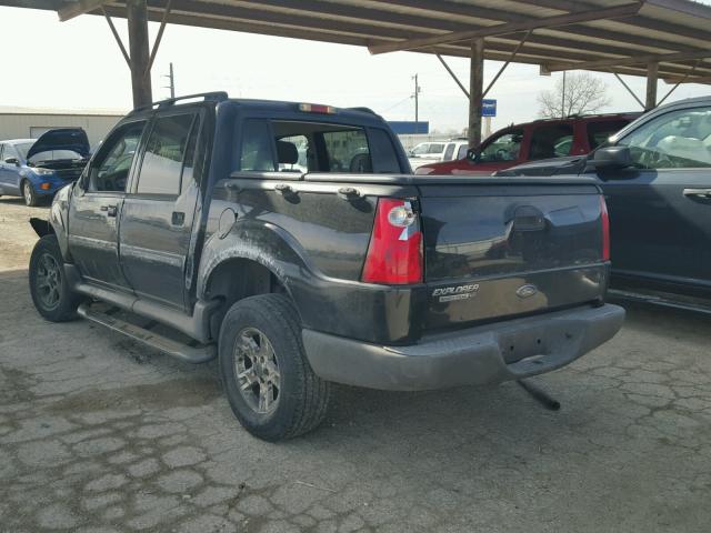 1FMZU67K85UB80636 - 2005 FORD EXPLORER S BLACK photo 3