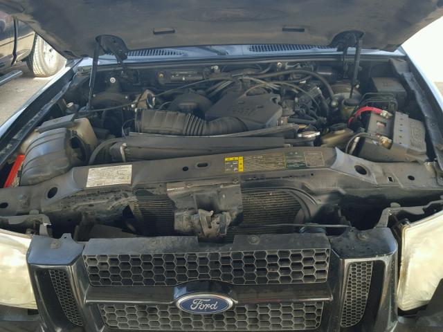 1FMZU67K85UB80636 - 2005 FORD EXPLORER S BLACK photo 7