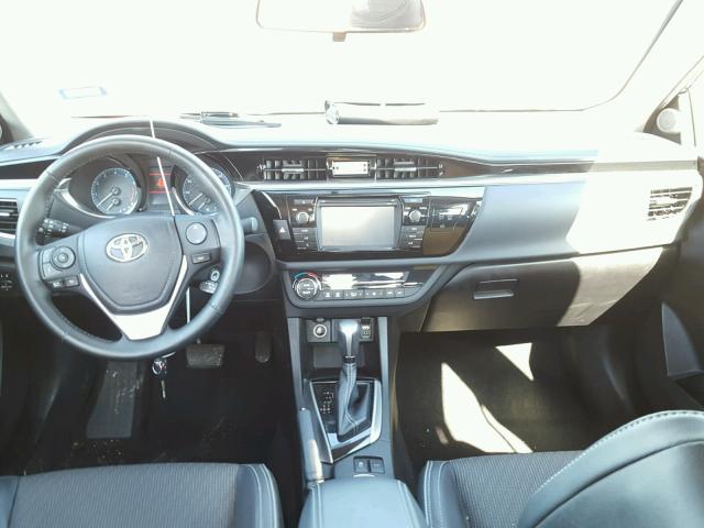 5YFBURHE8FP188752 - 2015 TOYOTA COROLLA L GRAY photo 9