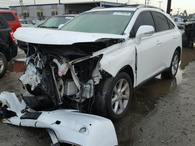 JTJZK1BA0B2003269 - 2011 LEXUS RX 350 WHITE photo 2