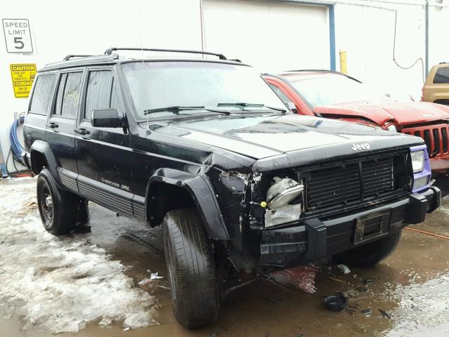 1J4FJ68S4TL289672 - 1996 JEEP CHEROKEE S BLACK photo 1