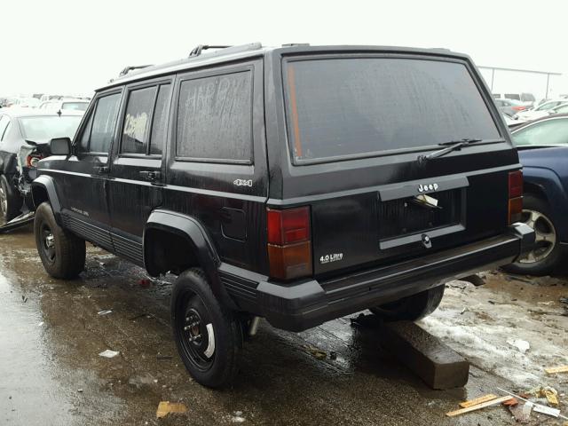 1J4FJ68S4TL289672 - 1996 JEEP CHEROKEE S BLACK photo 3