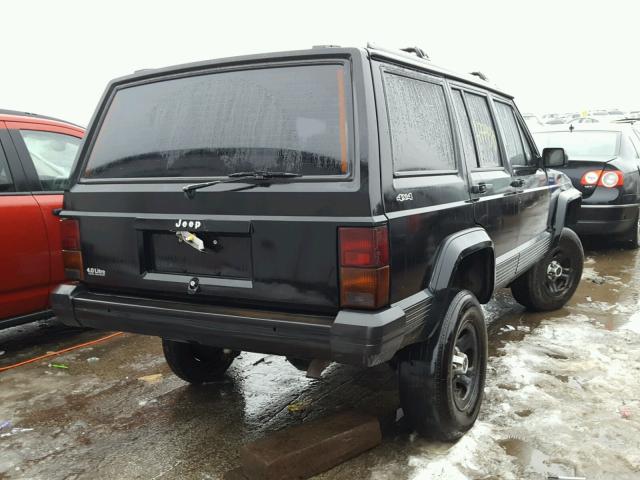 1J4FJ68S4TL289672 - 1996 JEEP CHEROKEE S BLACK photo 4