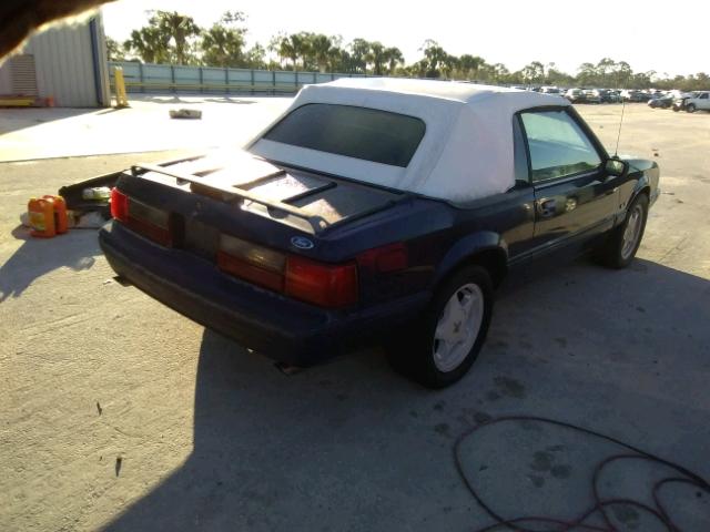 1FACP44E9PF153138 - 1993 FORD MUSTANG LX BLUE photo 4