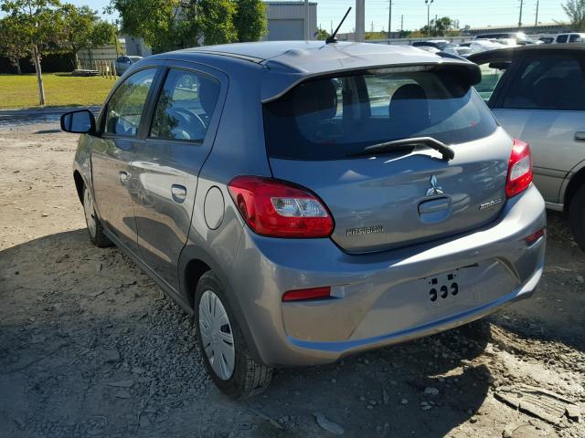 ML32A3HJ6HH015929 - 2017 MITSUBISHI MIRAGE ES SILVER photo 3