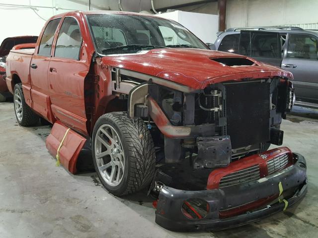 3D3HA18H35G837500 - 2005 DODGE RAM SRT10 RED photo 1