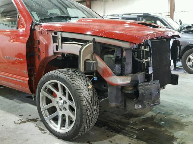 3D3HA18H35G837500 - 2005 DODGE RAM SRT10 RED photo 9