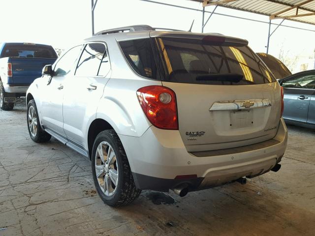 2CNFLGEY4A6368940 - 2010 CHEVROLET EQUINOX LT SILVER photo 3