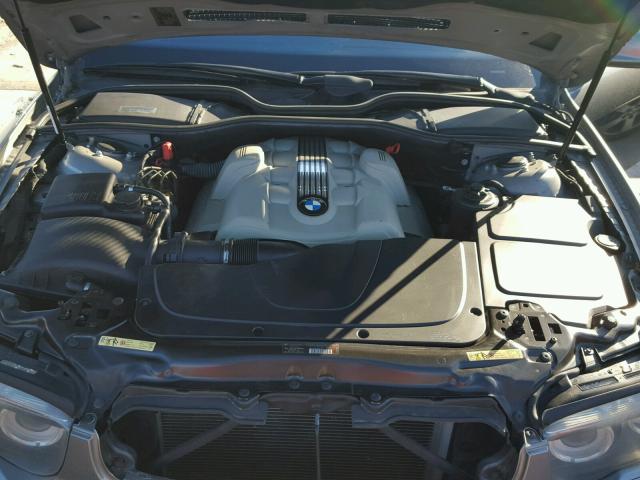 WBAGN63555DS57663 - 2005 BMW 745 LI GRAY photo 7