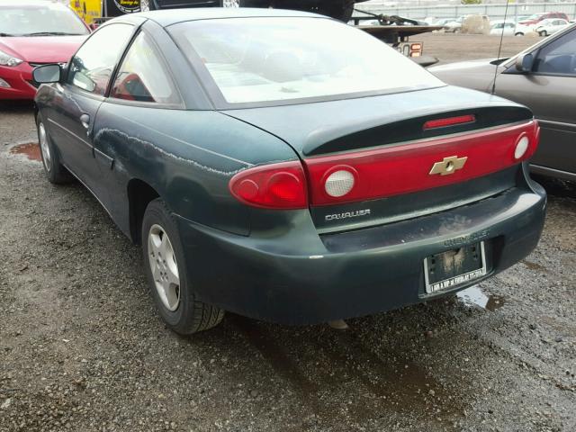 1G1JC12F047229965 - 2004 CHEVROLET CAVALIER GREEN photo 3