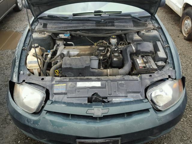 1G1JC12F047229965 - 2004 CHEVROLET CAVALIER GREEN photo 7