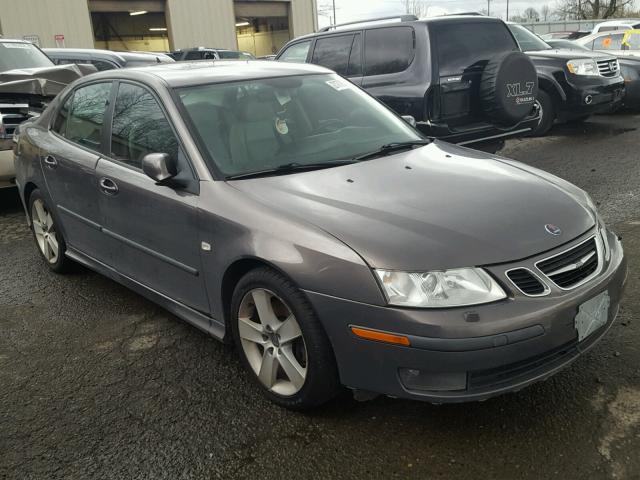 YS3FH41U161135379 - 2006 SAAB 9-3 AERO GRAY photo 1