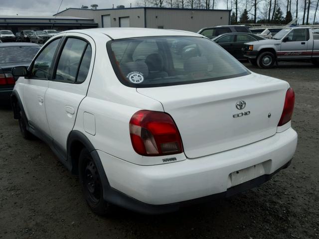 JTDBT123225023282 - 2002 TOYOTA ECHO WHITE photo 3