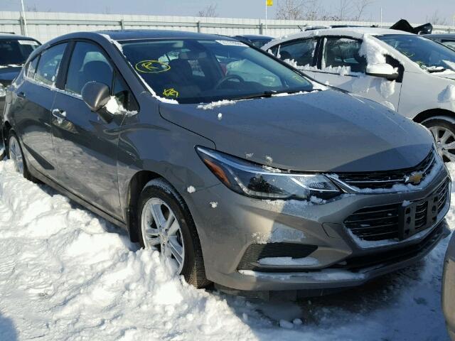 3G1BE6SM2HS552786 - 2017 CHEVROLET CRUZE LT GRAY photo 1