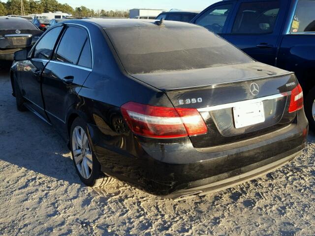 WDDHF2EB8DA706632 - 2013 MERCEDES-BENZ E 350 BLUE BLACK photo 3