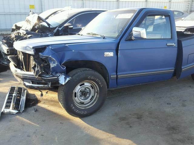 1GCCS14R4H2164891 - 1987 CHEVROLET S TRUCK S1 BLUE photo 10