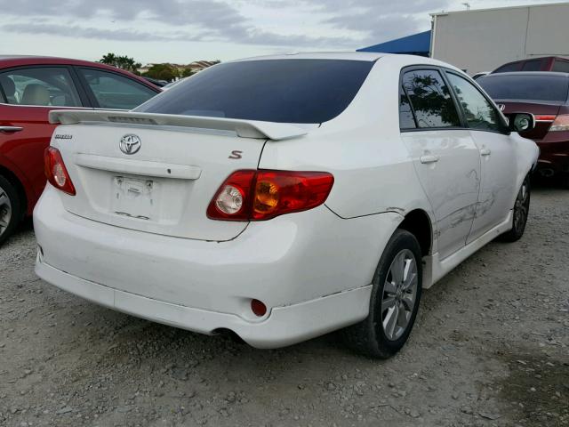 1NXBU4EE4AZ304818 - 2010 TOYOTA COROLLA BA WHITE photo 4