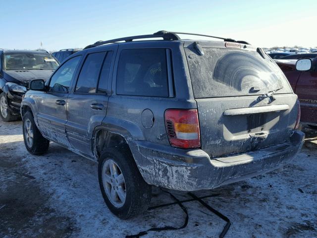 1J4GX58J23C531072 - 2003 JEEP GRAND CHER GRAY photo 3