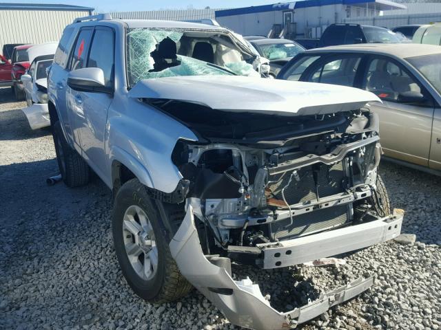 JTEBU5JR5G5405741 - 2016 TOYOTA 4RUNNER SR SILVER photo 1