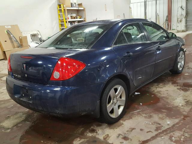 1G2ZG57B194179568 - 2009 PONTIAC G6 BLUE photo 4