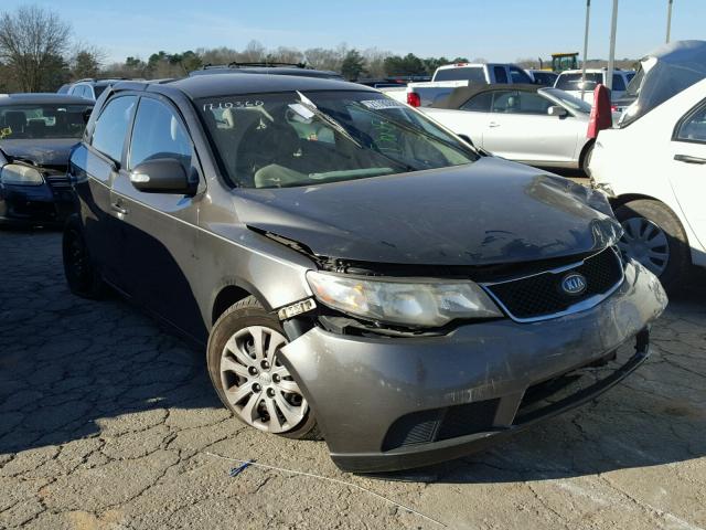 KNAFU4A2XA5051304 - 2010 KIA FORTE EX GRAY photo 1