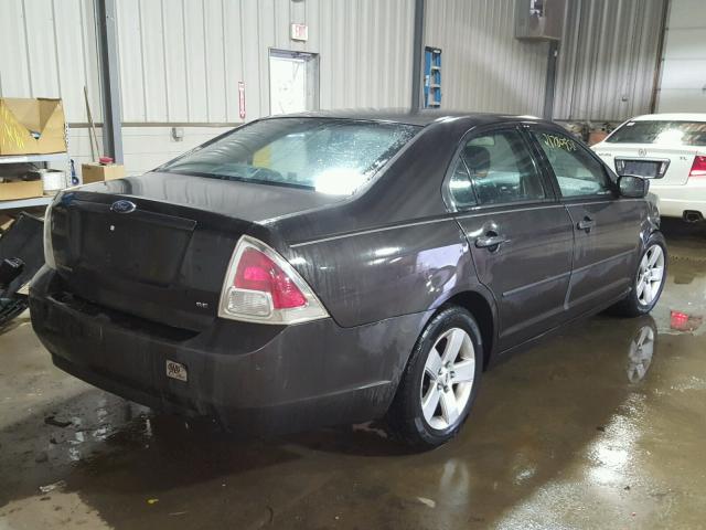 3FAFP07Z86R128611 - 2006 FORD FUSION SE BLACK photo 4