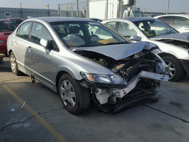 19XFA16549E045771 - 2009 HONDA CIVIC LX SILVER photo 1