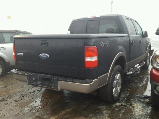 1FTPW14586FA47789 - 2006 FORD F150 SUPER BLACK photo 4