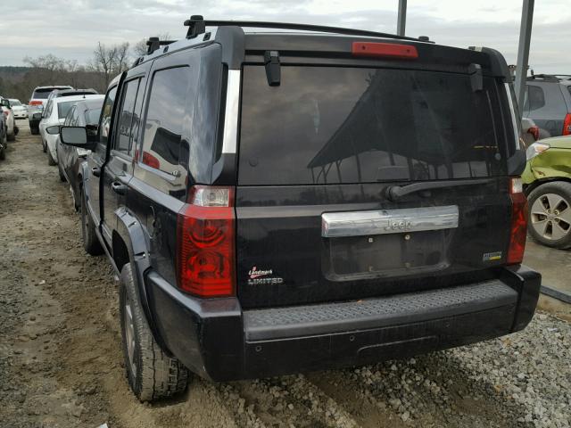 1J8HH58P57C531173 - 2007 JEEP COMMANDER შავი ფოტო 3