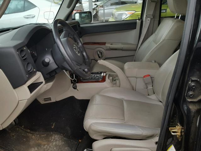1J8HH58P57C531173 - 2007 JEEP COMMANDER შავი ფოტო 5