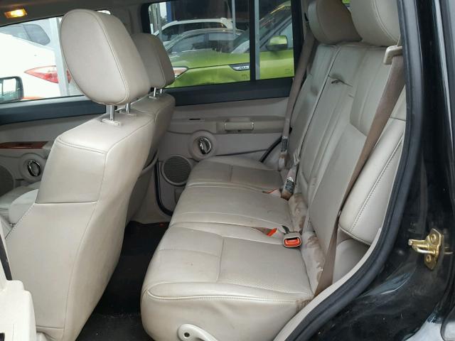 1J8HH58P57C531173 - 2007 JEEP COMMANDER შავი ფოტო 6