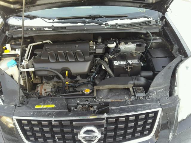 3N1AB61E29L652634 - 2009 NISSAN SENTRA 2.0 BLACK photo 7