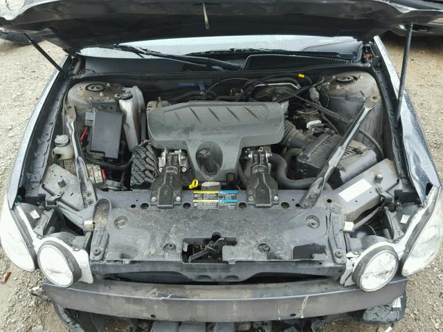 2G4WD582481282057 - 2008 BUICK LACROSSE C GRAY photo 7