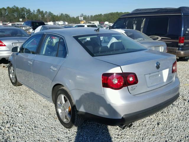 3VWRM71K58M107507 - 2008 VOLKSWAGEN JETTA SE SILVER photo 3