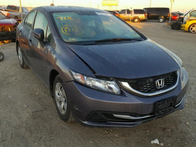 19XFB2F58FE011010 - 2015 HONDA CIVIC LX CHARCOAL photo 1