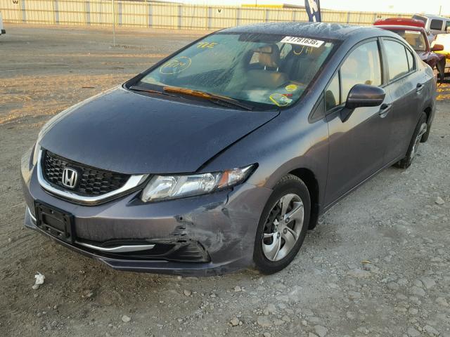 19XFB2F58FE011010 - 2015 HONDA CIVIC LX CHARCOAL photo 2